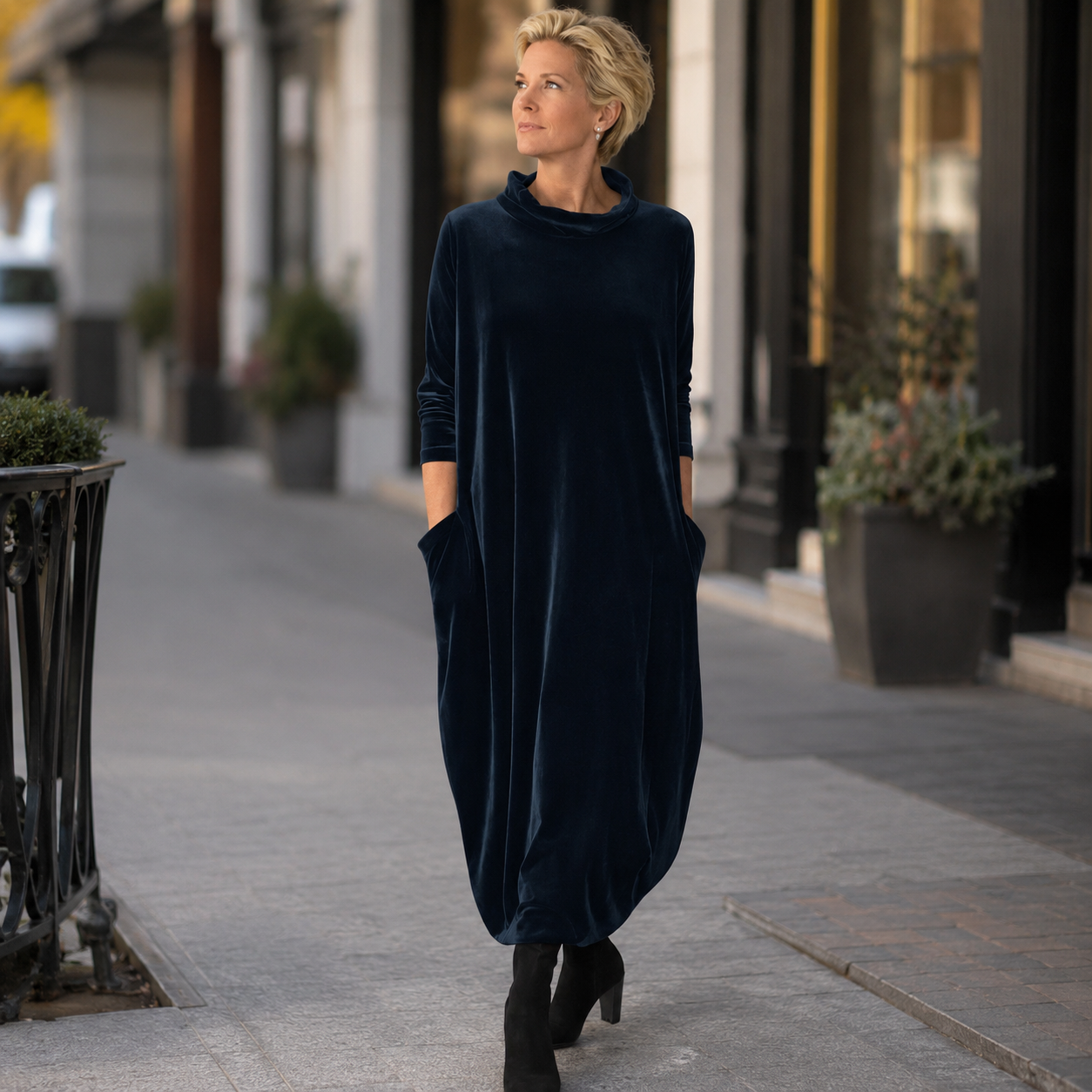 Leona | Velvet Maxi Dress