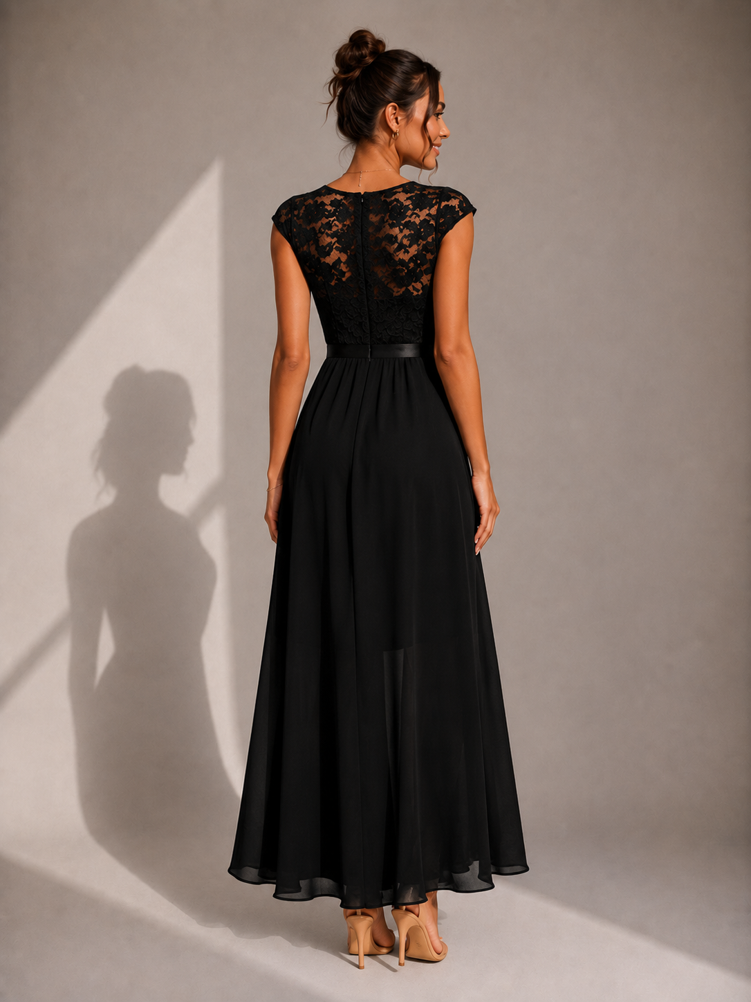 ELVENA™ | Lace Bodice Maxi Dress