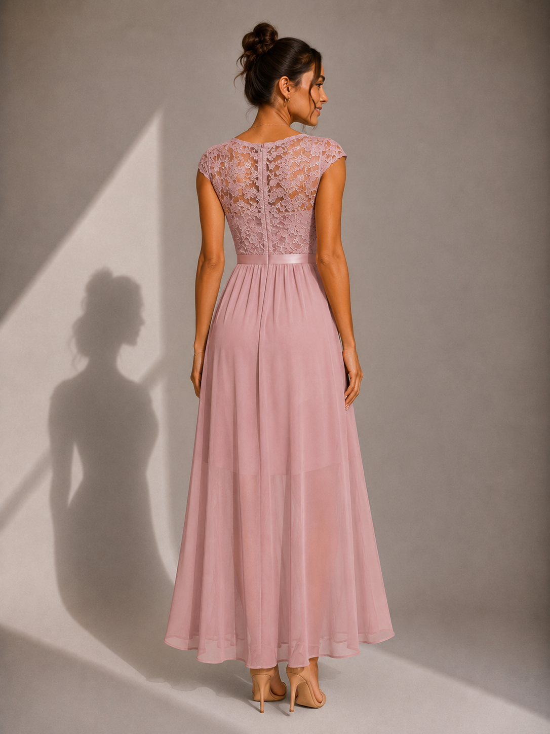 ELVENA™ | Lace Bodice Maxi Dress