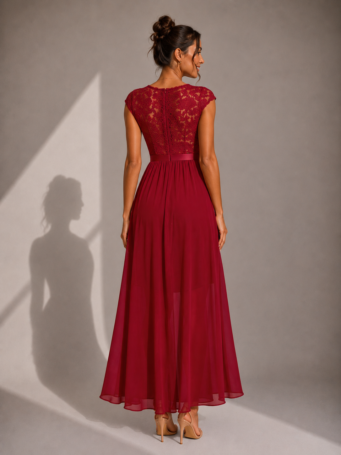 ELVENA™ | Lace Bodice Maxi Dress