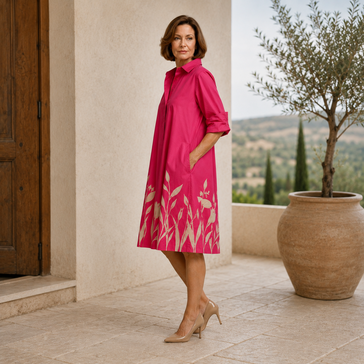 ELVENA™ | Relaxed Flowy Midi Dress