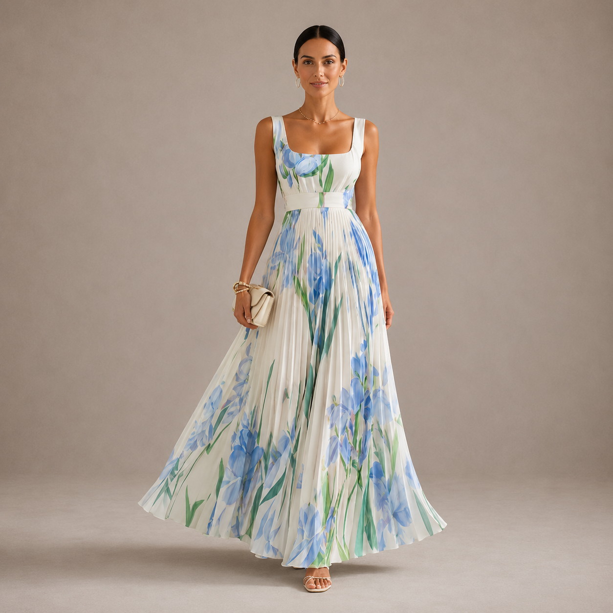 ELVENA™ | Floral Maxi Dress