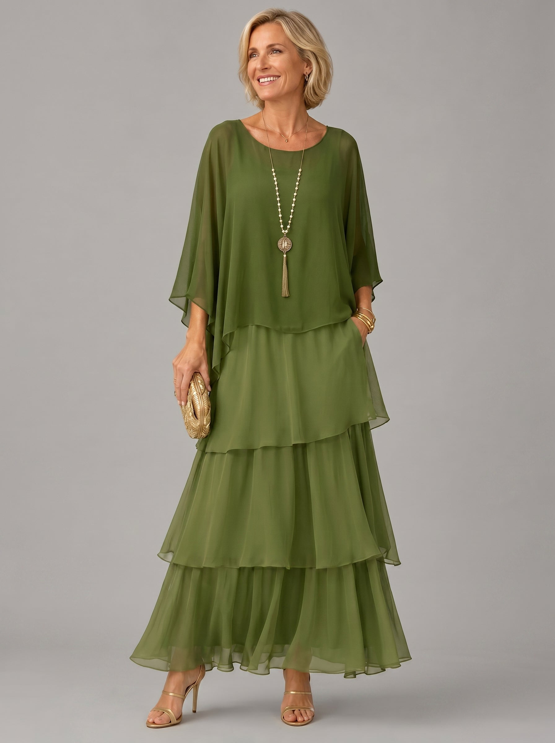 ELVENA™ | Elegant Flowy Maxi Dress
