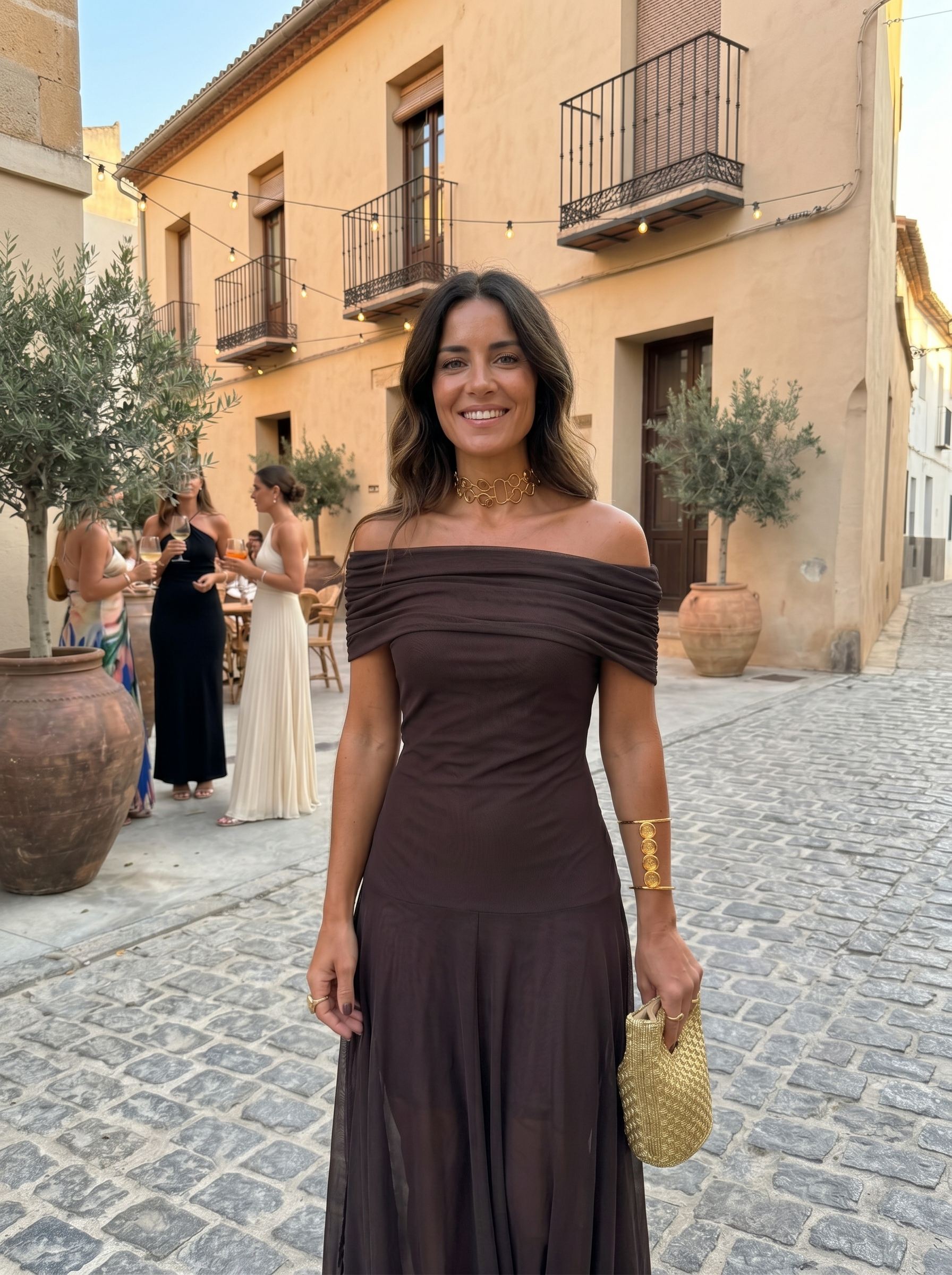ELVENA™ | One-Shoulder Print Maxi Dress