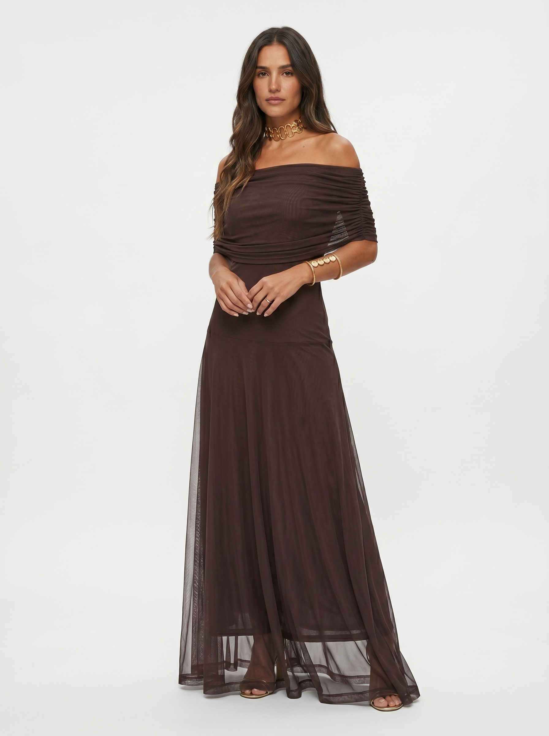ELVENA™ | One-Shoulder Print Maxi Dress