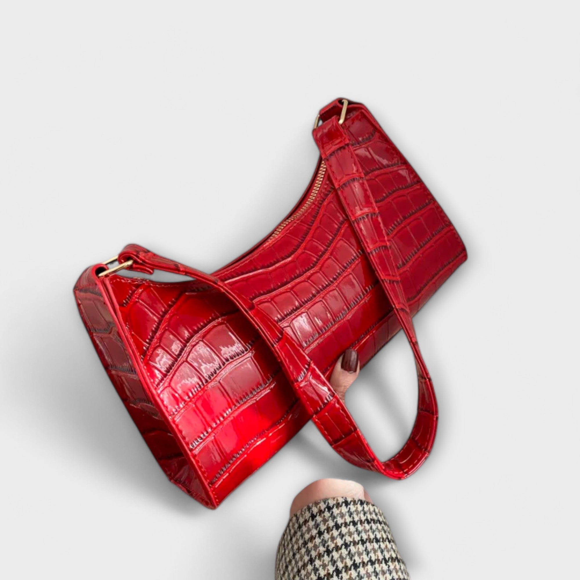 Jamie | Shiny Leather Bag