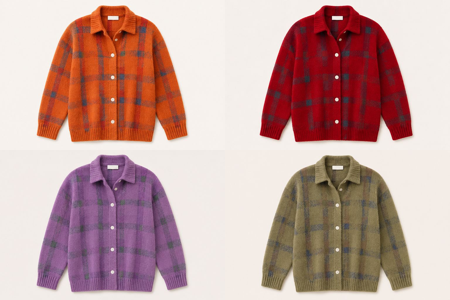 Corinne | Plaid Cardigan