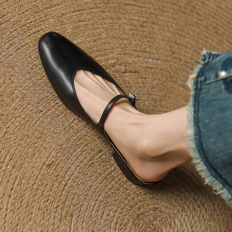 Marvyn Genuine Leather Mules
