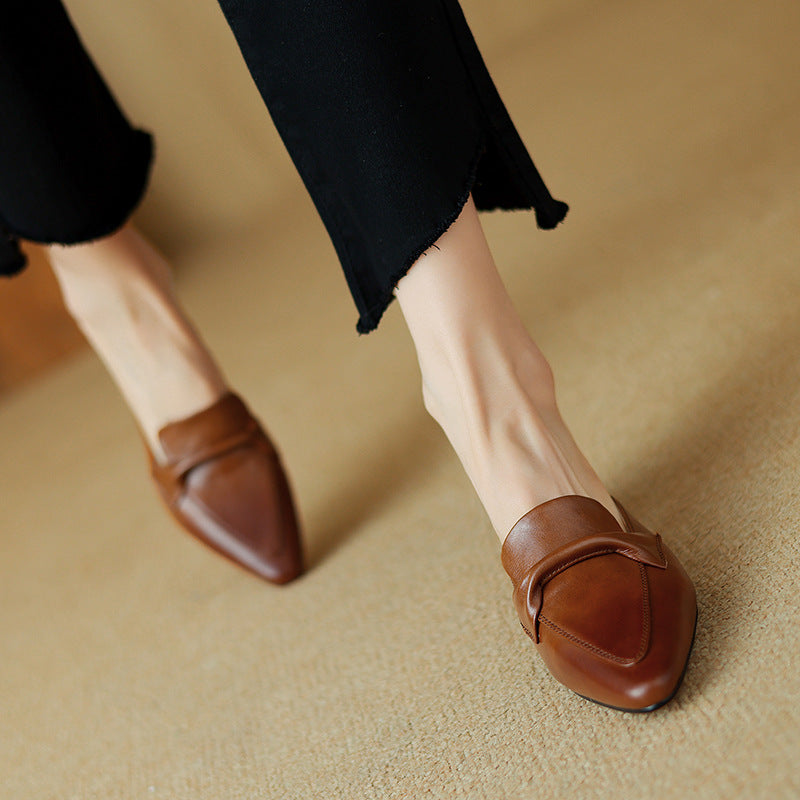 Erlen Genuine Leather Mules