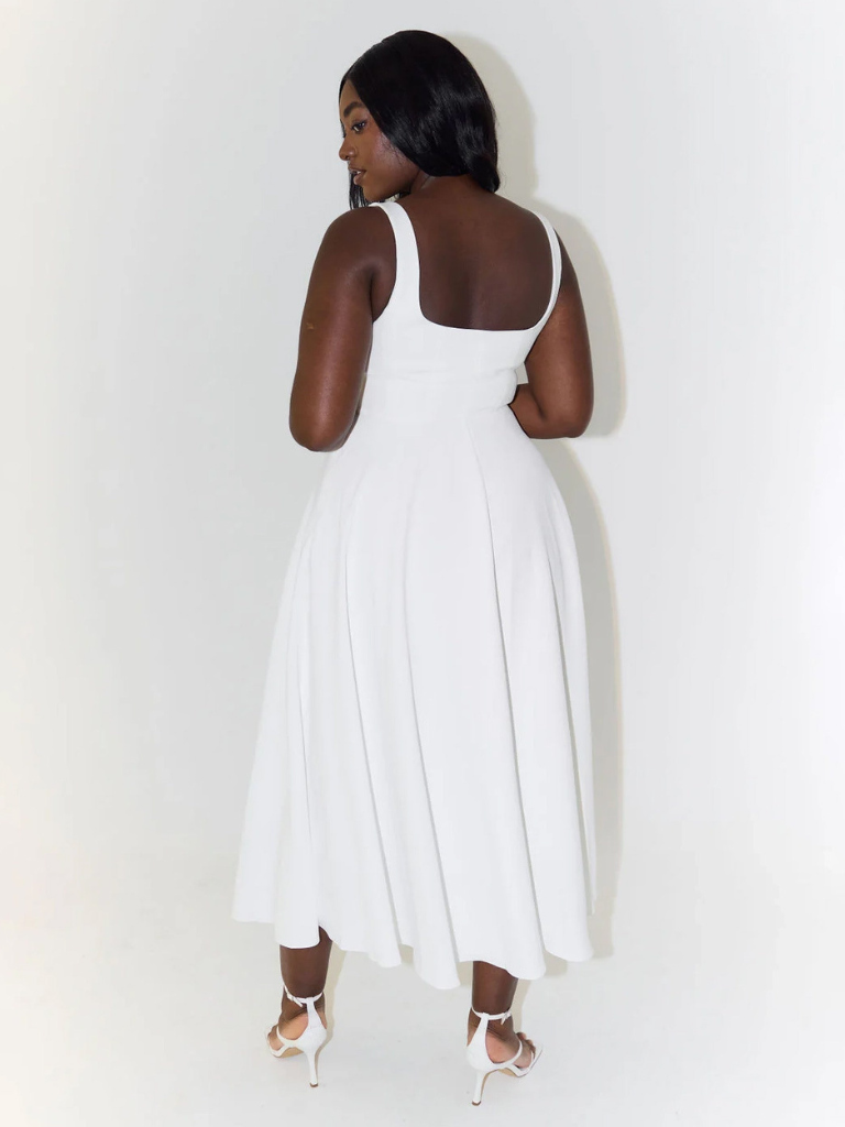 ELVENA™ | Classic Midi Dress