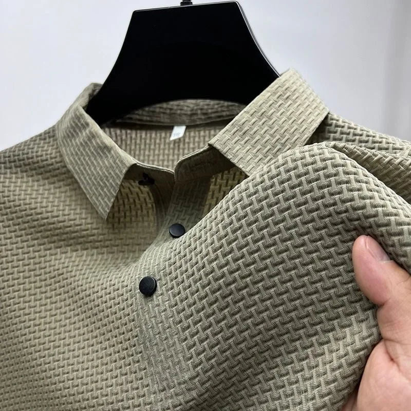 Silva Luxury Silk Polo Shirt