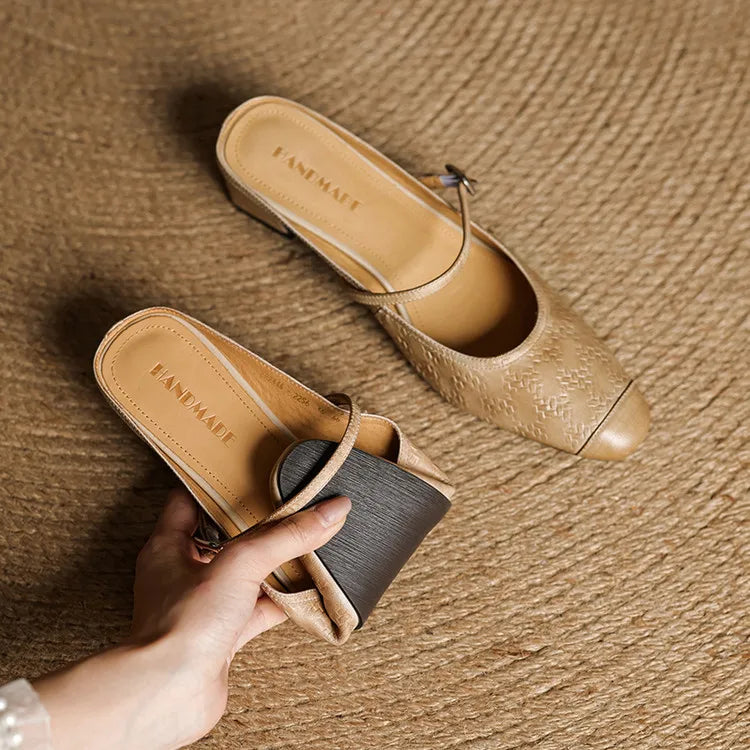Berla Genuine Leather Mules