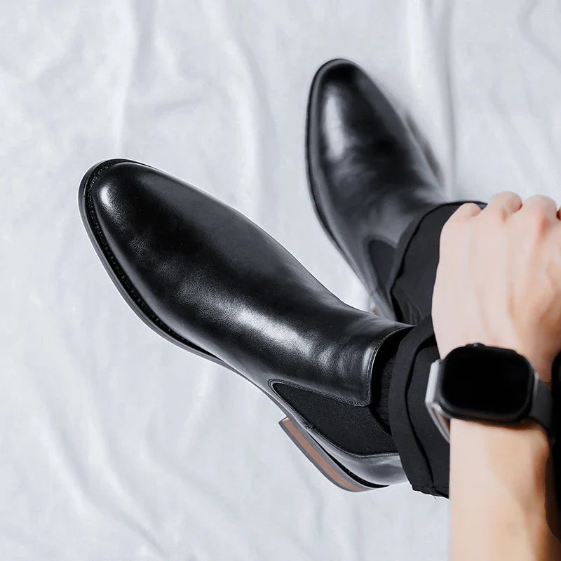 Genuine Leather Stivali Boots