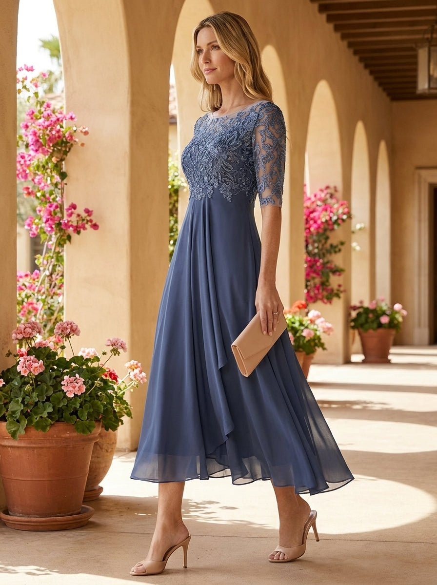 ELVENA™ | Ruched Midi Dress