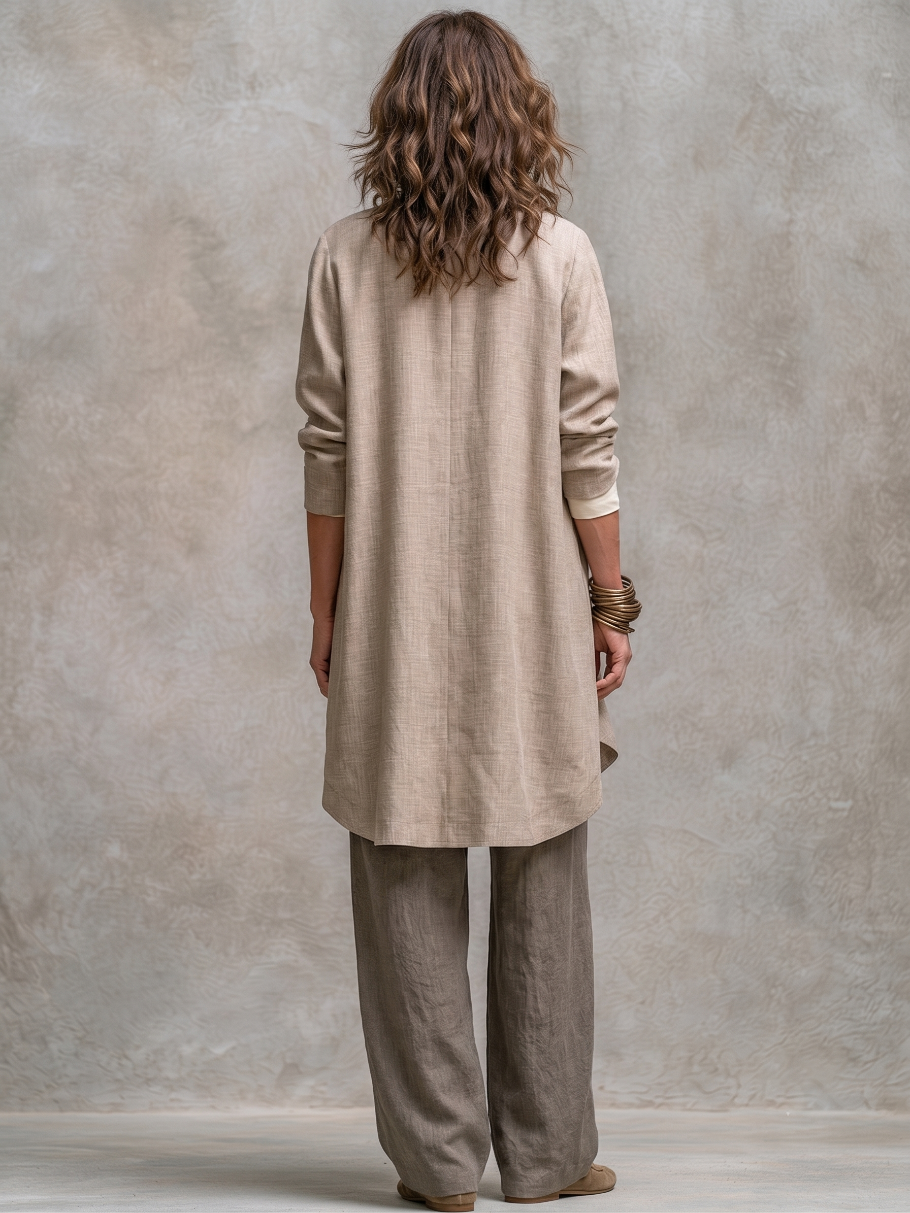 Simone | Layered Three-Piece Wide-Leg Set