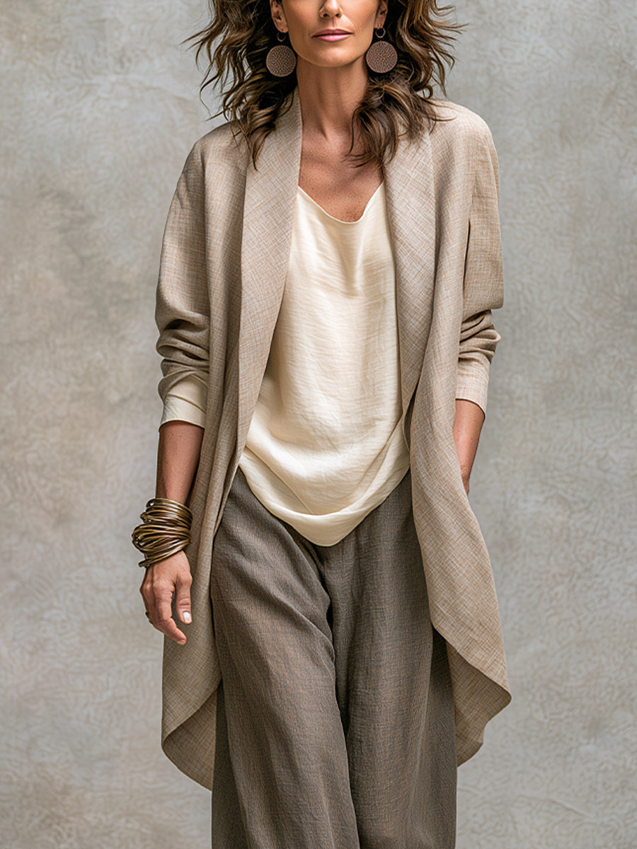 Simone | Layered Three-Piece Wide-Leg Set