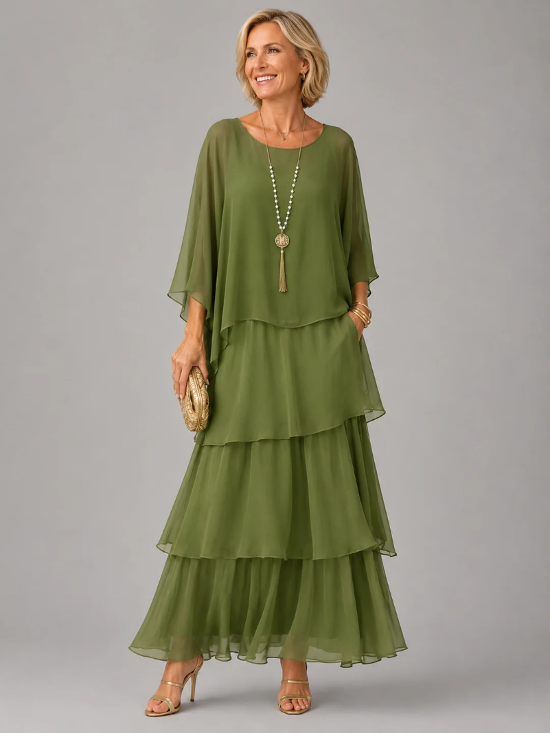 ELVENA™ | Elegant Flowy Maxi Dress