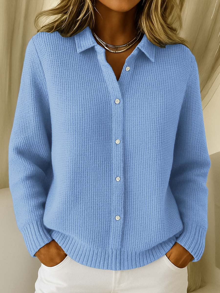 Sloane | Textured Button-Up Cardigan
