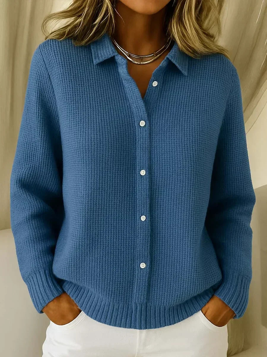 KATRINA™ | Textured Knit Button Cardigan