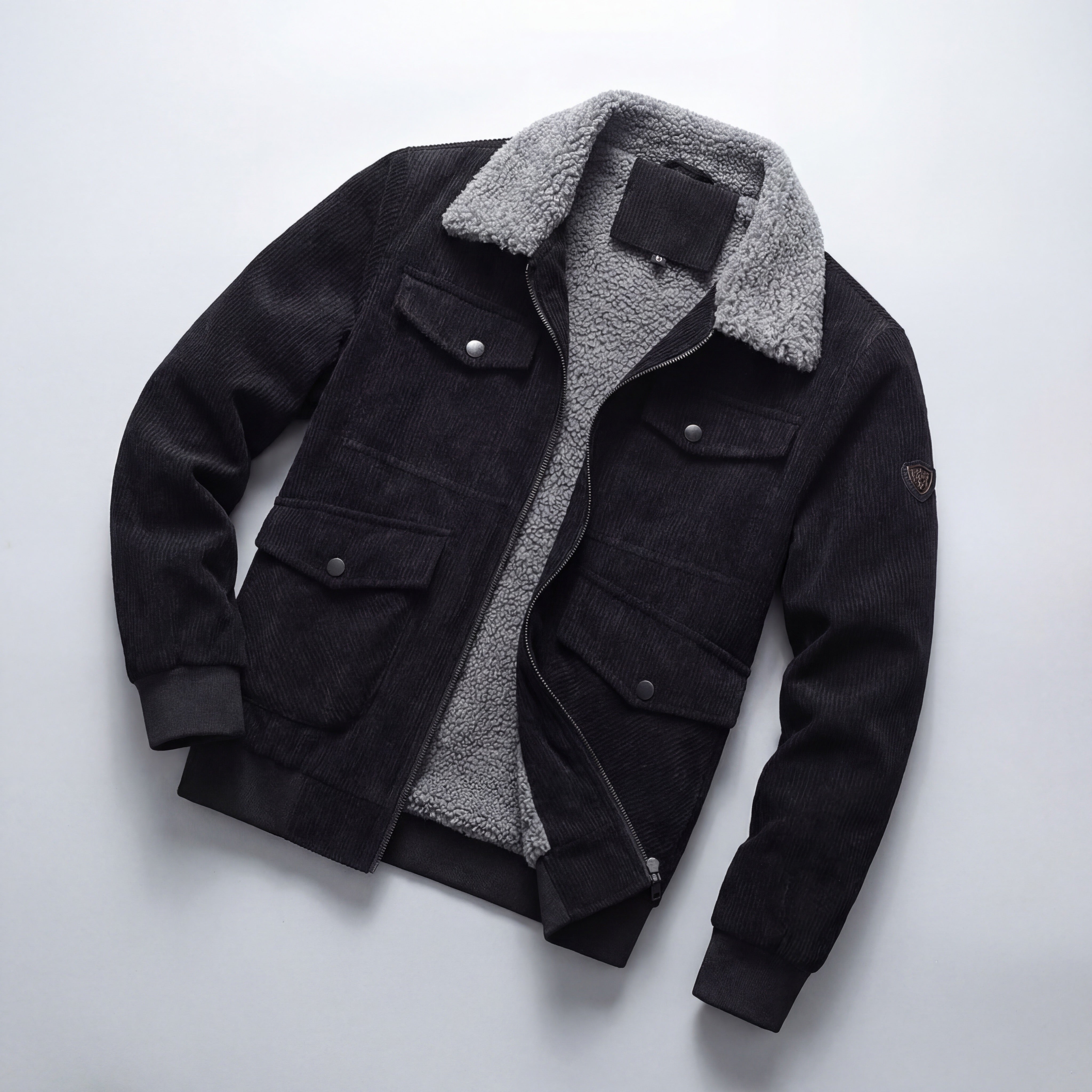 Corduroy Wool-Lined Jacket