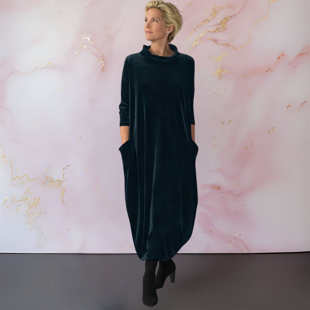 Leona | Velvet Maxi Dress